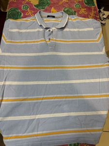 Striped Blue Polo T-Shirt