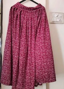 Maroon Printed plazoo