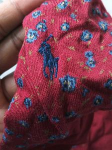 Ralph Lauren Floral Socks - Red