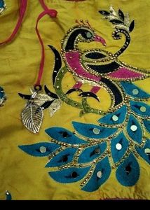 Beautiful Peacock Embroidered Lehenga Choli