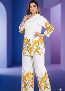 Embroidered Kurta Pant Set