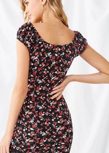 Floral Bodycon Mini Dress