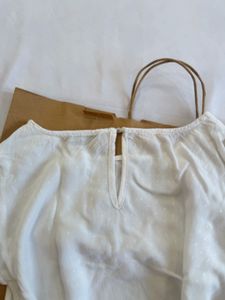 Chic White Swiss Dot Top