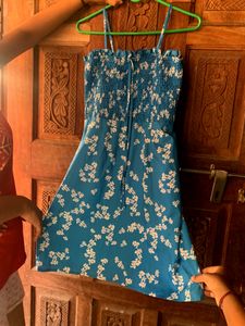 Shein Blue Floral Dress