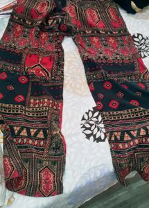 combo footwear nd Printed co-ord set