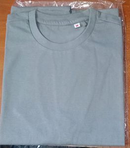 💥New Men's Premium Solid Cotton Grey T-shirt
