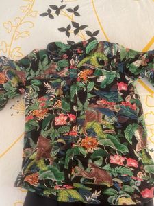 Tropical Print Shirt and Pant