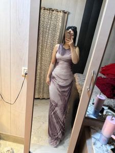 Stylish Ruched Maxi Dress🎀🧚🏻‍♀️