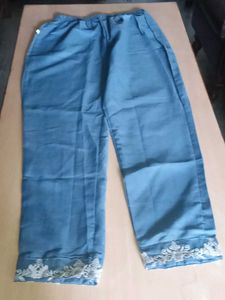 Beautiful Blue Embroidered Kurta