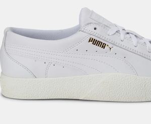 Puma White Leather Sneakers