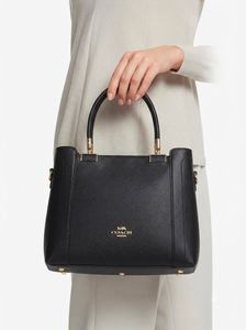 Coach Black Leather Handbag