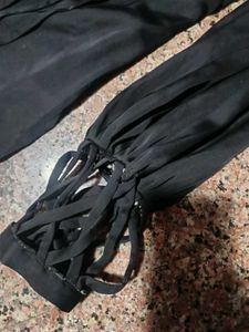 Black handwork kurti
