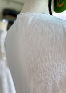 White Eyelet Detail Mini Dress