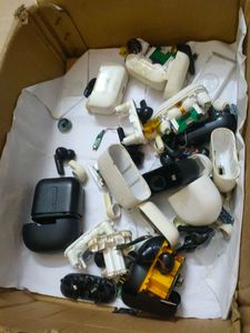 Assorted Earbud Cases and Earbuds