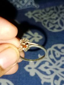 Elegant Silver Ring with Gemstones (real 6gm silve