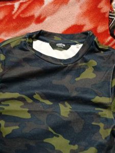 Camouflage Print Tee