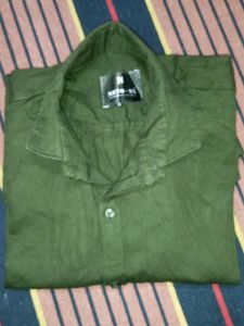 Men's Dark Green Casual Shirt