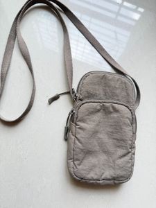 Gray Crossbody sling Bag with waterproof