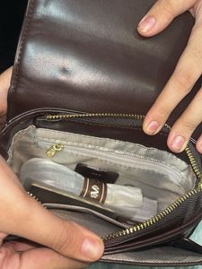 COACH BAG( )Chic Brown Monogram Crossbody Bag