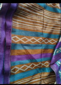 Paisley Print Saree with Blouse