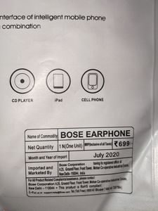 Bose Wired Earphone
