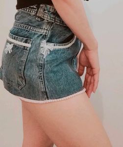 Cute Denim Mini Skirt