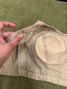 Khadi Beige Linen Blouse ✨