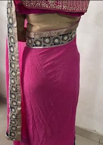 🆕Ready to Wear Heavy Designer Saree &amp; Blouse
