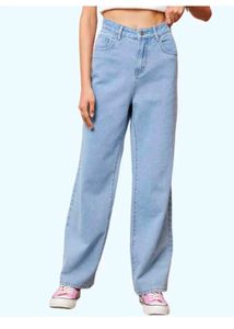 Light Wash Wide Leg Jeans