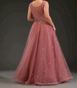 Stunning Embellished Ethnic Gown + dupatta