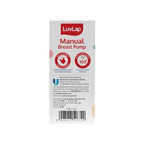 LuvLap Manual Breast Pump - New