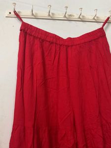 Red gharara pant women