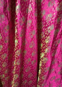 Beautiful Pink Brocade Lehenga Set
