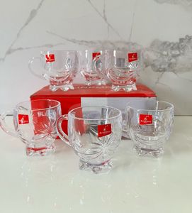 Elegant Glass Tea Cup Set
