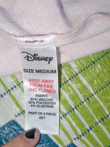 Disney Princess "Girls" Pink Tie-Front Top