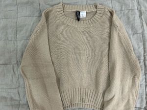 Beige Knit Sweater
