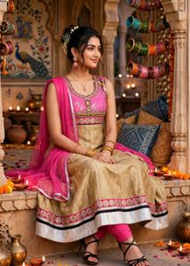 Exquisite Indian anarkali Set