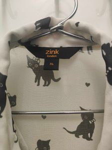 Cat Print Shirt