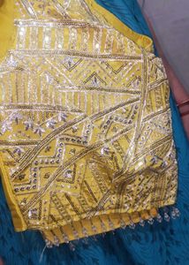 Vibrant Yellow Ethnic Lehenhga