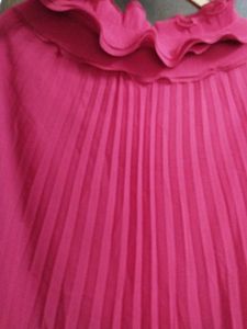 Red Ruffle Top