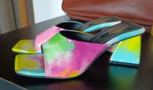 Rainbow Colour Triangle Heel 🌈