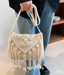Chic Macrame Tote Bag