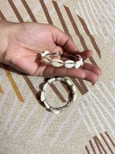 Boho Seashell Hoop Earrings