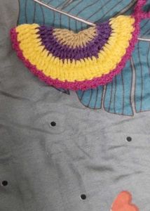 Handmade Crochet Specs Sunglass Bag/Pouch/Keychain