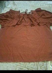 Stylish Ruffled Sleeve Top