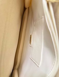 Cream Quilted Shoulder Bag