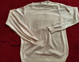 White Knit Jumper