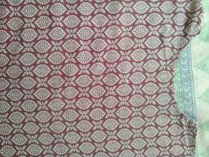 Maroon Printed Kurta Set