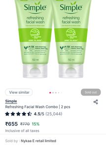 Simple Refreshing Facewash..