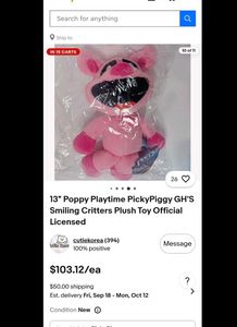 Poppy playtime Picky piggy Officially Liscenced
